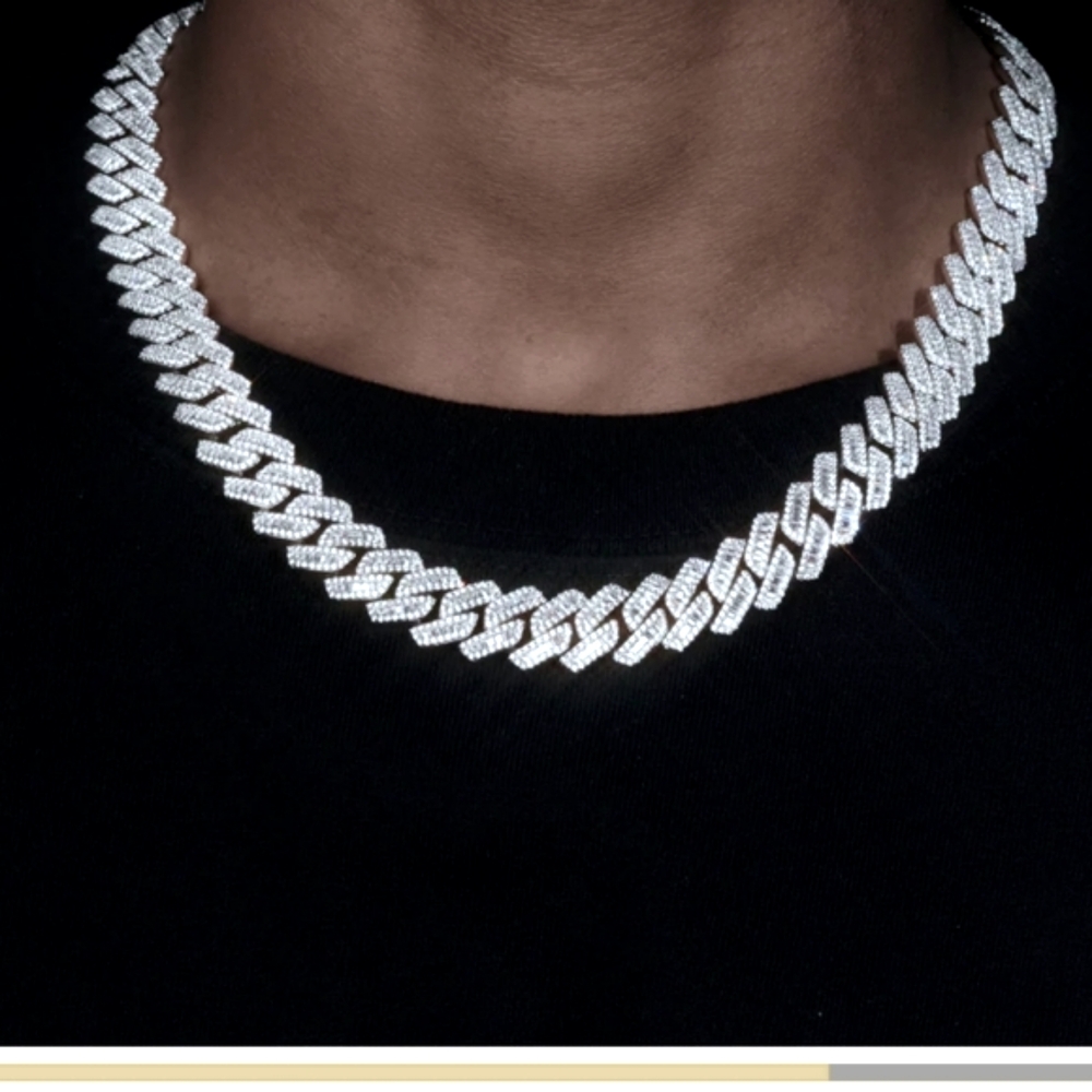 Curved cuban chain 13mm   MEN'S